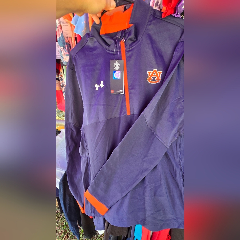 Under Armour Auburn Tigers Quarter-Zip Pullover